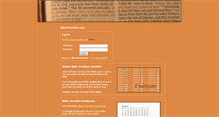 Desktop Screenshot of biblechecklist.com