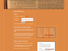 Tablet Screenshot of biblechecklist.com